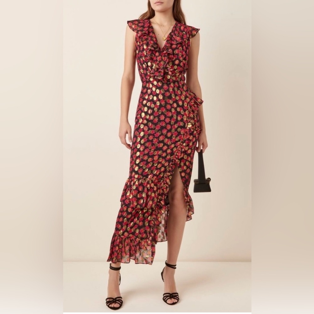 Saloni silk dress